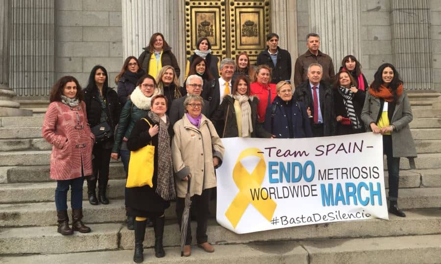 las asociaciones de afectadas por endometriosis llevan sus reclamaciones al congreso de los diputados
