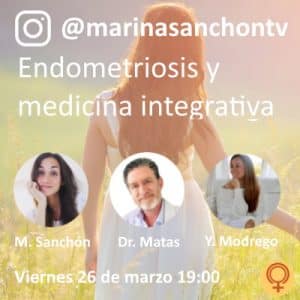 Endometriosis y Medicina Integrativa. Evento en Instagram Live. Imagen del evento