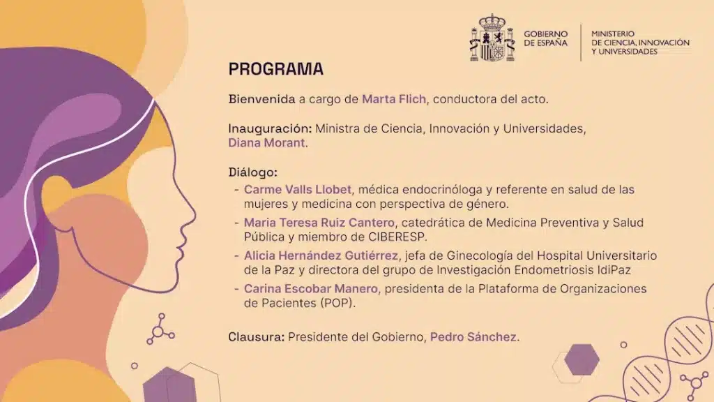 Somos. Contamos el Gobierno triplicará la inversión en investigación de la salud de las mujeres hasta los 18 millones anuales